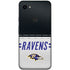 NFL Baltimore Ravens White Striped Google Pixel 3a XL Skin